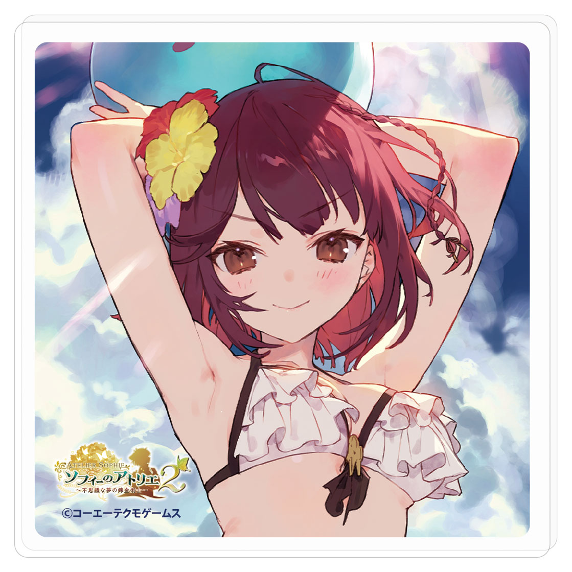 ソフィーのアトリエ２ アクリルコースター 真夏のビーチ