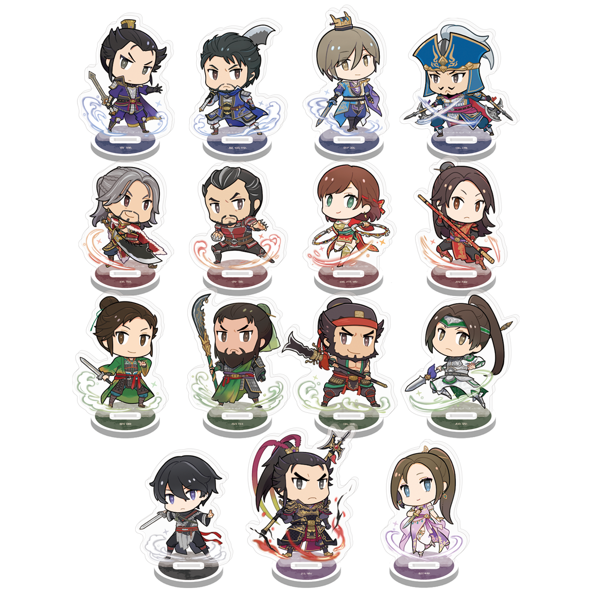 真・三國無双 ORIGINS トレーディングミニアクリルスタンド【全15種】