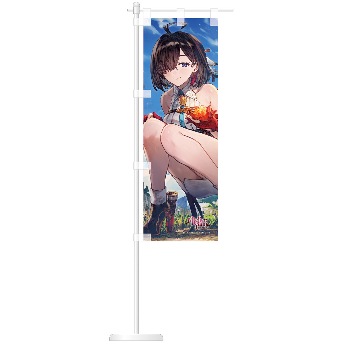 ユミアのアトリエ ミニのぼり 夏空のひまわり