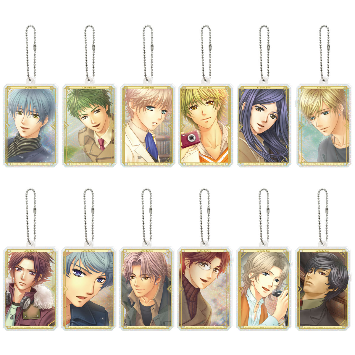 金色のコルダシリーズ ホログラムアクリルキーホルダー -メモリアルアート-