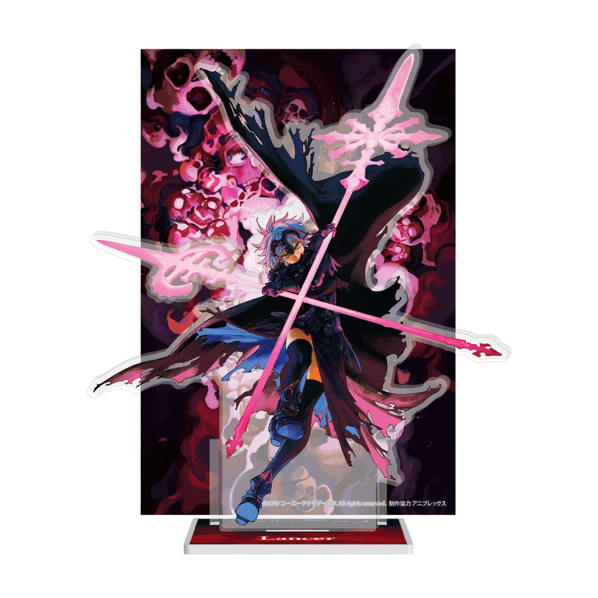 Fate/Samurai Remnant 背景台紙付きアクリルスタンド ランサー