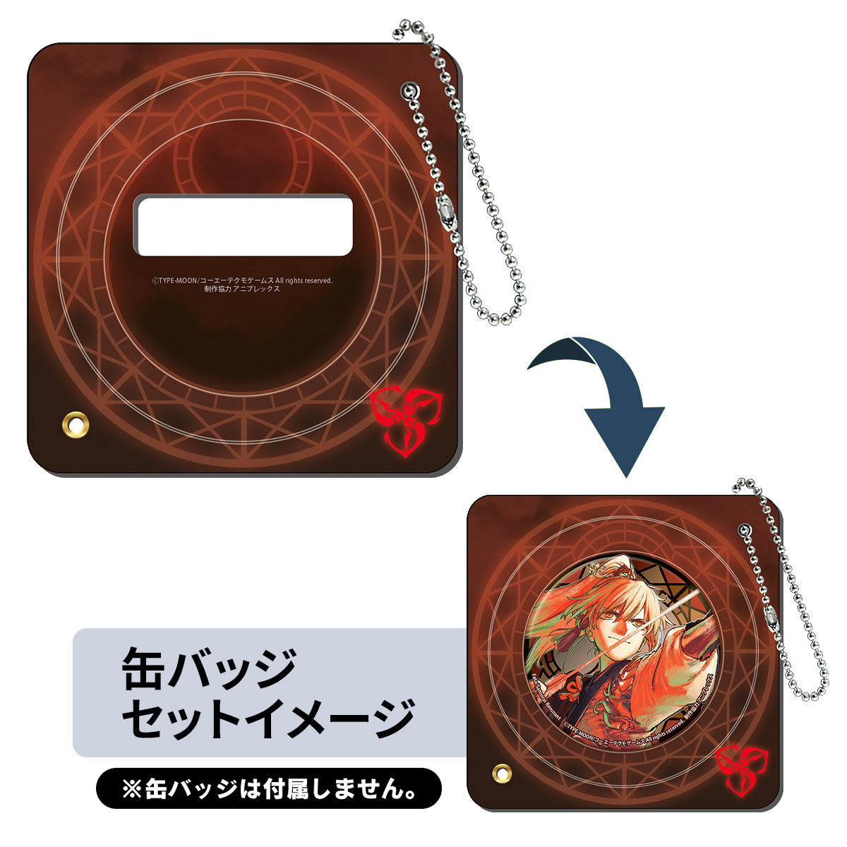 Fate/Samurai Remnant 缶バッジアクリルフレーム アーチャー陣営