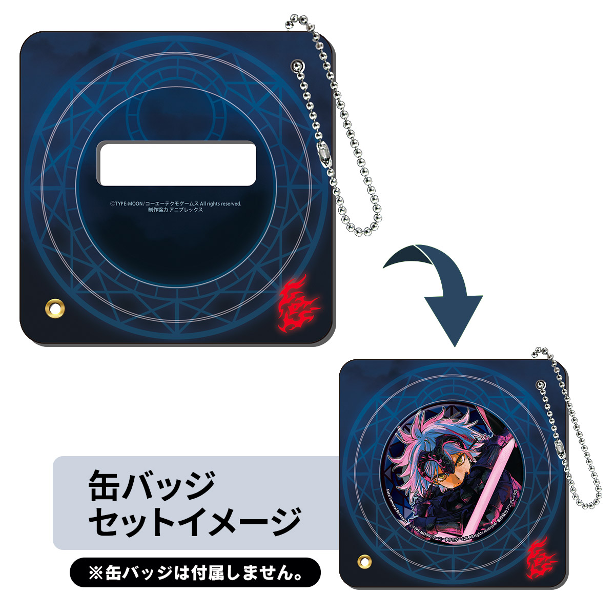 Fate/Samurai Remnant 缶バッジアクリルフレーム ランサー陣営