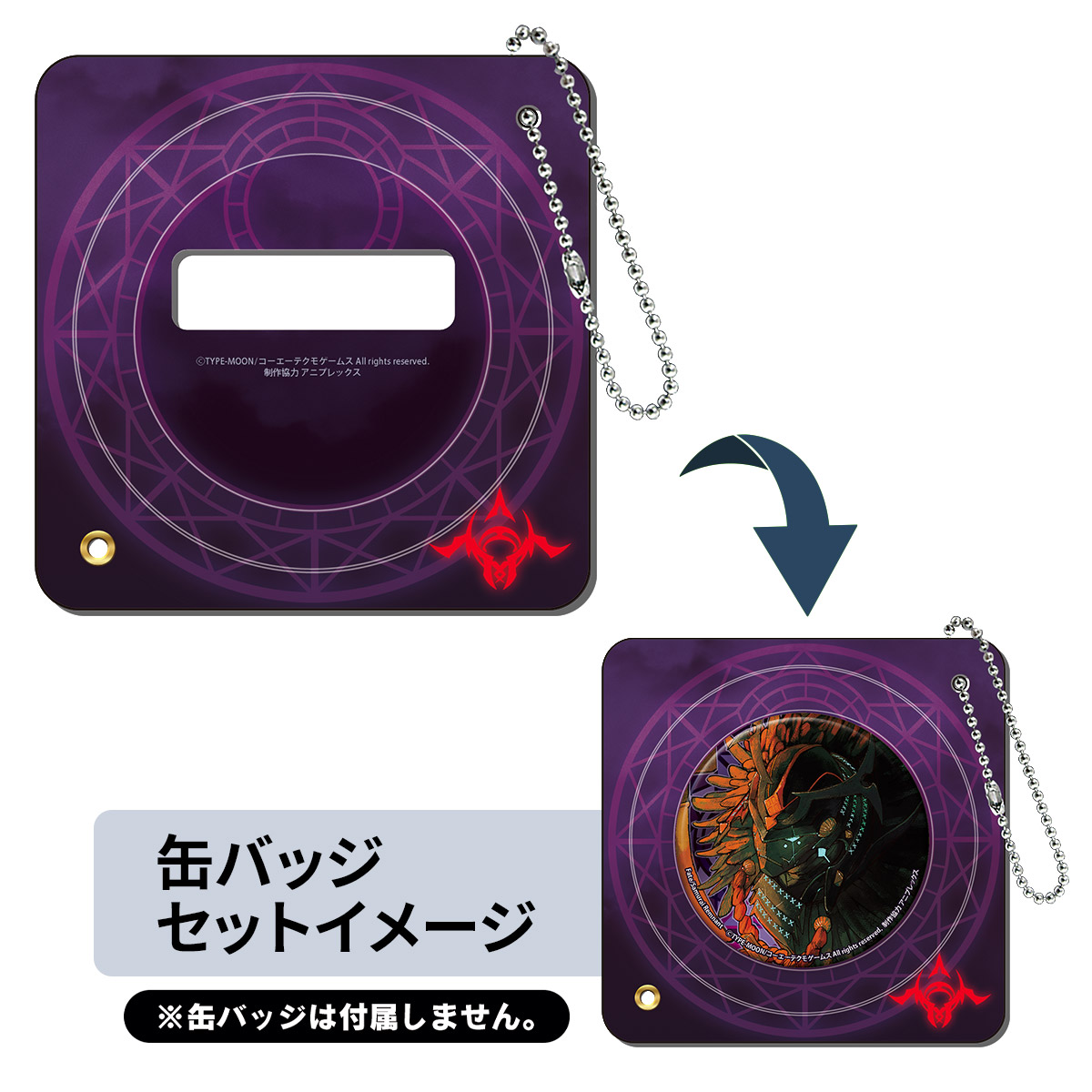 Fate/Samurai Remnant 缶バッジアクリルフレーム ライダー陣営