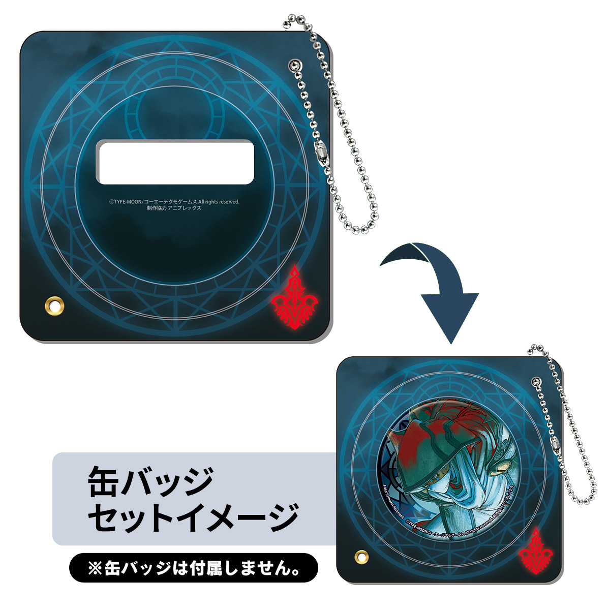 Fate/Samurai Remnant 缶バッジアクリルフレーム アサシン陣営