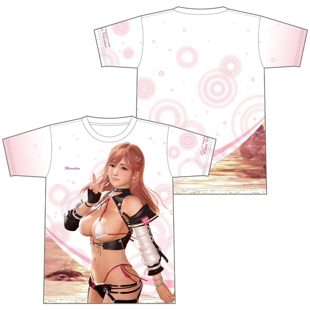 DEAD OR ALIVE Xtreme Venus Vacation フルグラフィックTシャツ ほのか
