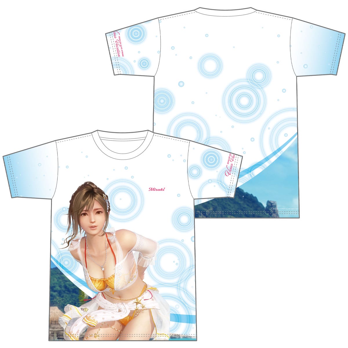 DEAD OR ALIVE Xtreme Venus Vacation フルグラフィックTシャツ みさき