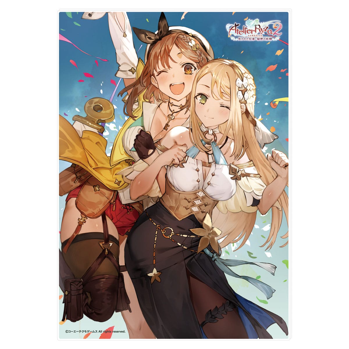 ライザのアトリエ２ 半立体A5アクリルプレート 親友