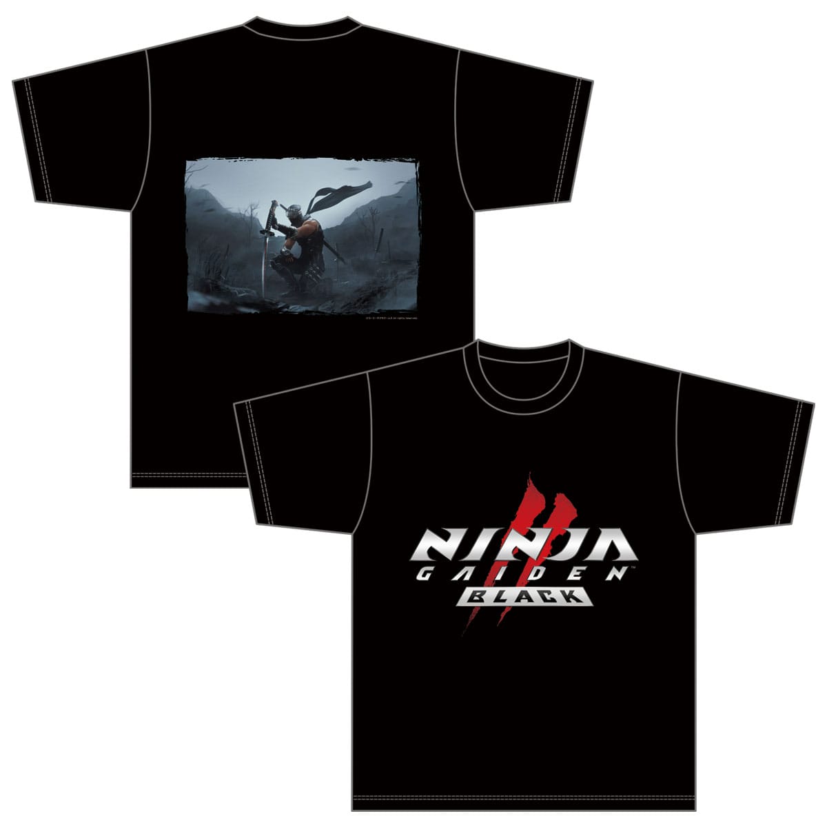 NINJA GAIDEN 2 Black ロゴTシャツ