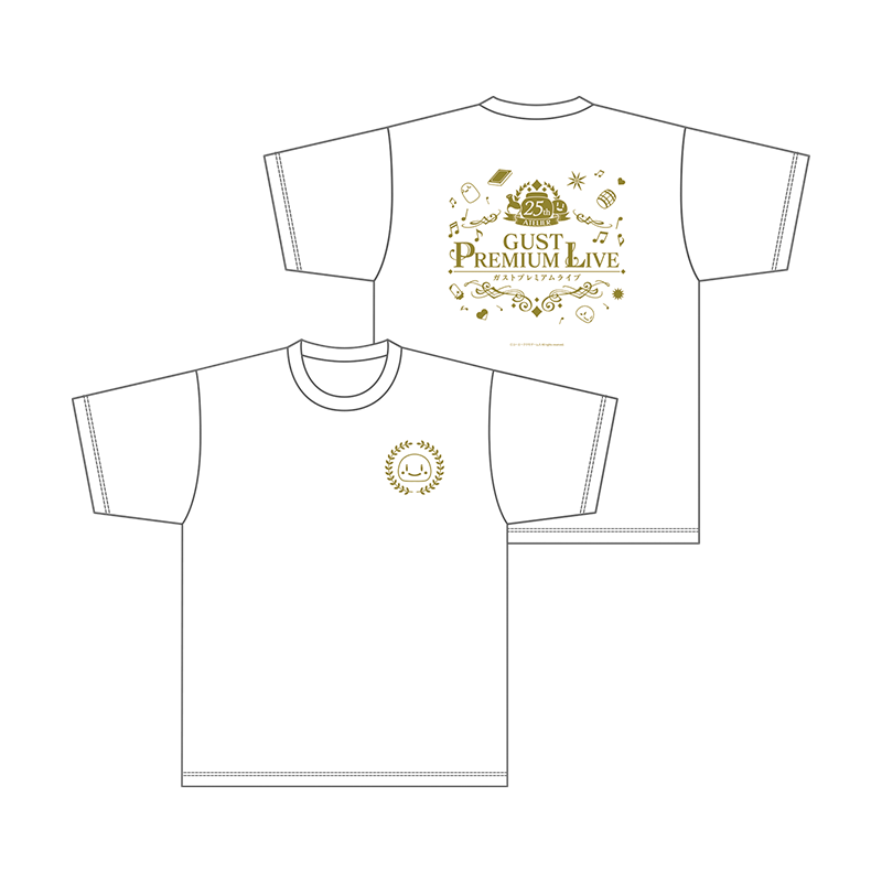 アトリエ25周年記念 ガストプレミアムライブ Tシャツ -白-
