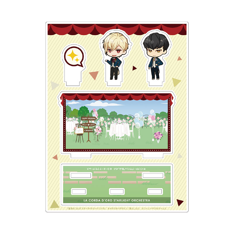 スタオケ 2周年 アクリルジオラマ アクスタ ご当地お土産ストラップ 御門浮葉 スタオケ 2周年 アクリルジオラマ アクスタ ご当地お土産