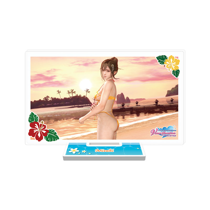 DEAD OR ALIVE Xtreme Venus Vacation 7.5周年記念くじ ミニアクリルスタンドプレート みさきTC