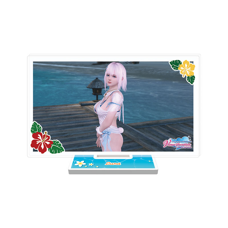DEAD OR ALIVE Xtreme Venus Vacation 7.5周年記念くじ ミニアクリルスタンドプレート ルナTC