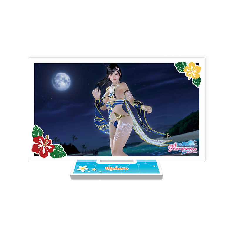 DEAD OR ALIVE Xtreme Venus Vacation 7.5周年記念くじ ミニアクリルスタンドプレート こころTC