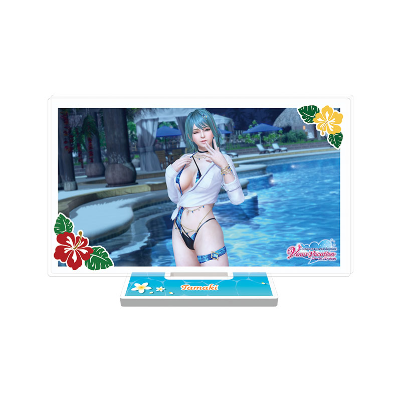 DEAD OR ALIVE Xtreme Venus Vacation 7.5周年記念くじ ミニアクリルスタンドプレート たまきTC