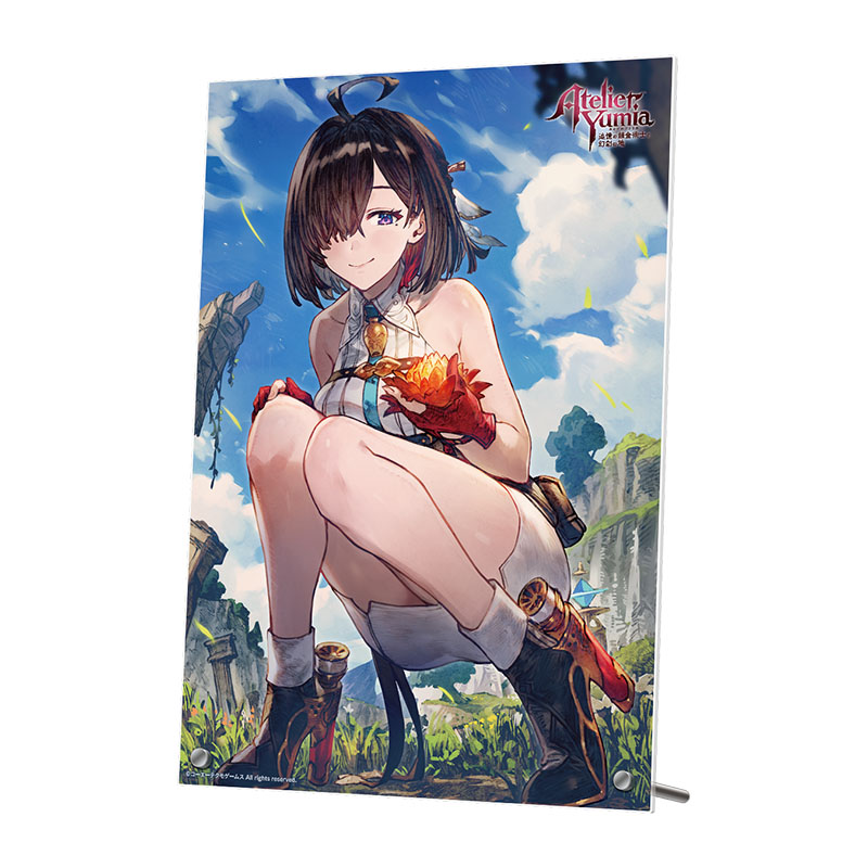 ユミアのアトリエ B5アクリルプレート 夏空のひまわり