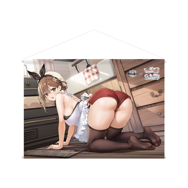 アズールレーン×ライザのアトリエ２ 錬金術士と謎の遺跡群島 B2ダブルスエードタペストリー 着せ替えイラスト