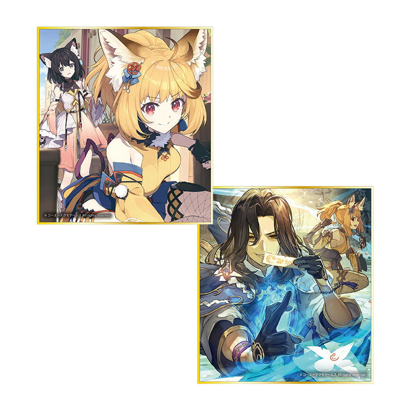 レスレリアーナのアトリエ 2周年記念くじ ミニ色紙2枚セット F