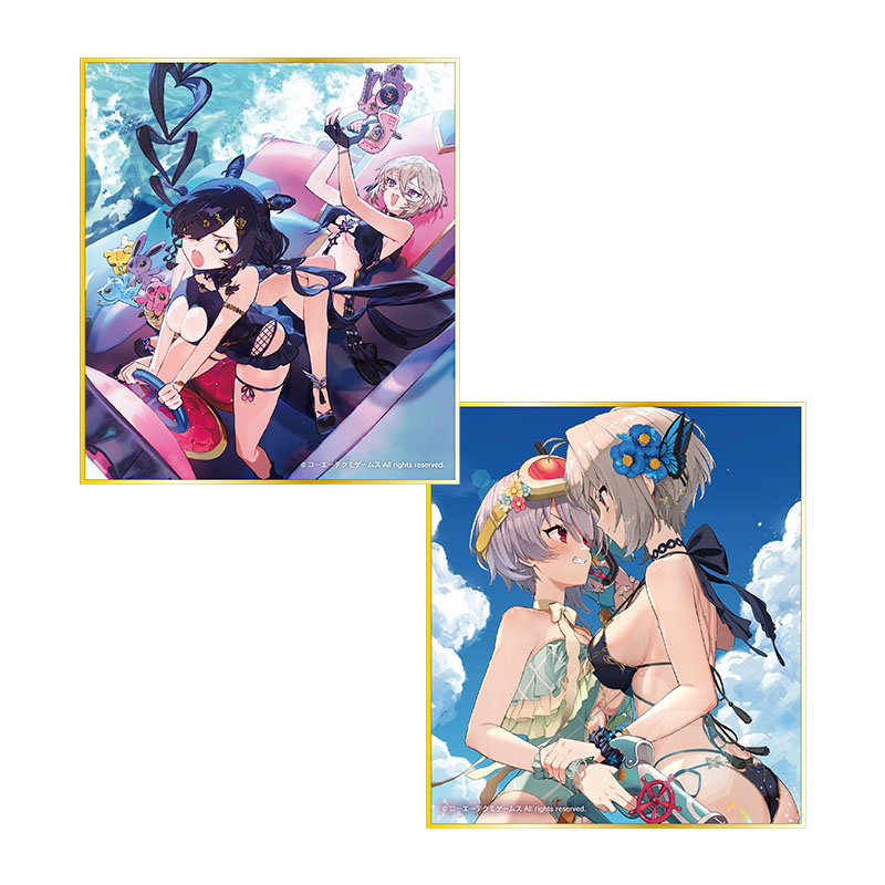レスレリアーナのアトリエ 2周年記念くじ ミニ色紙2枚セット H