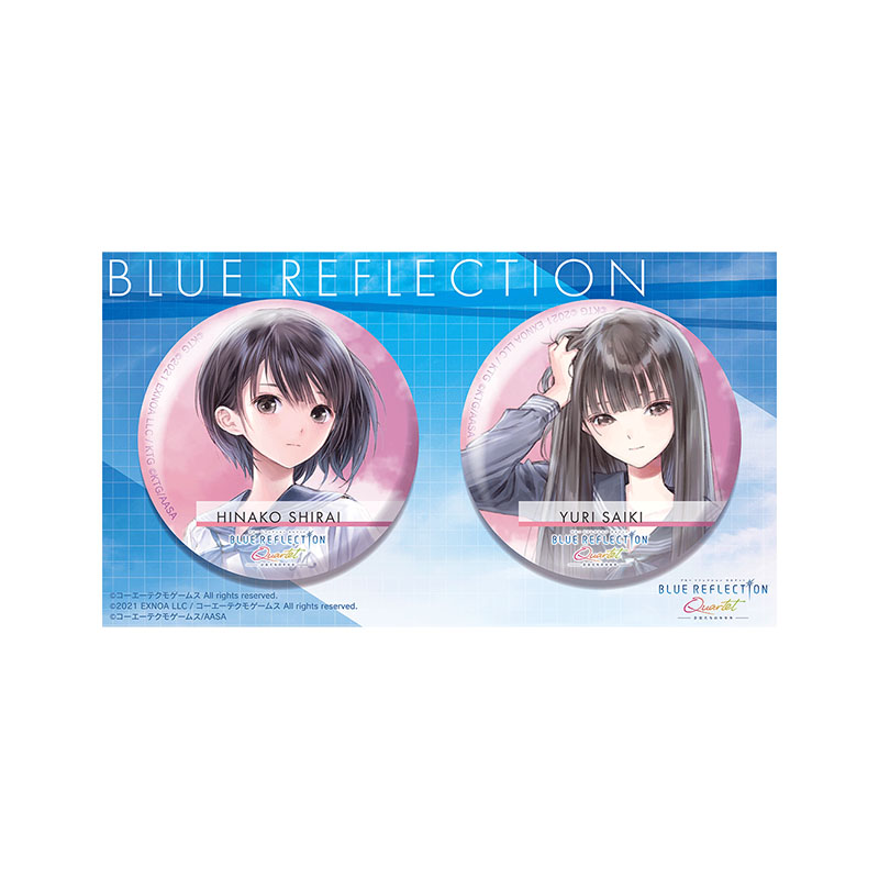 BLUE REFLECTIONシリーズ オンラインくじ2026 缶バッジ2個セット 日菜子＆有理