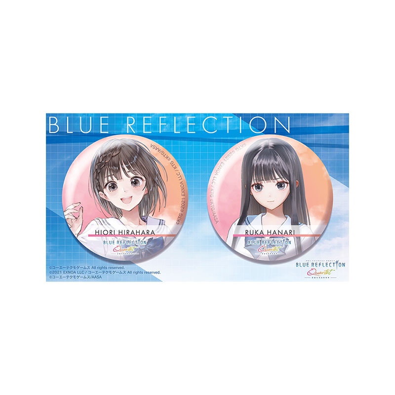 BLUE REFLECTIONシリーズ オンラインくじ2026 缶バッジ2個セット 陽桜莉＆瑠夏