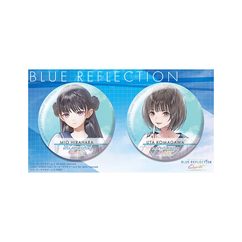 BLUE REFLECTIONシリーズ オンラインくじ2026 缶バッジ2個セット 美弦＆詩