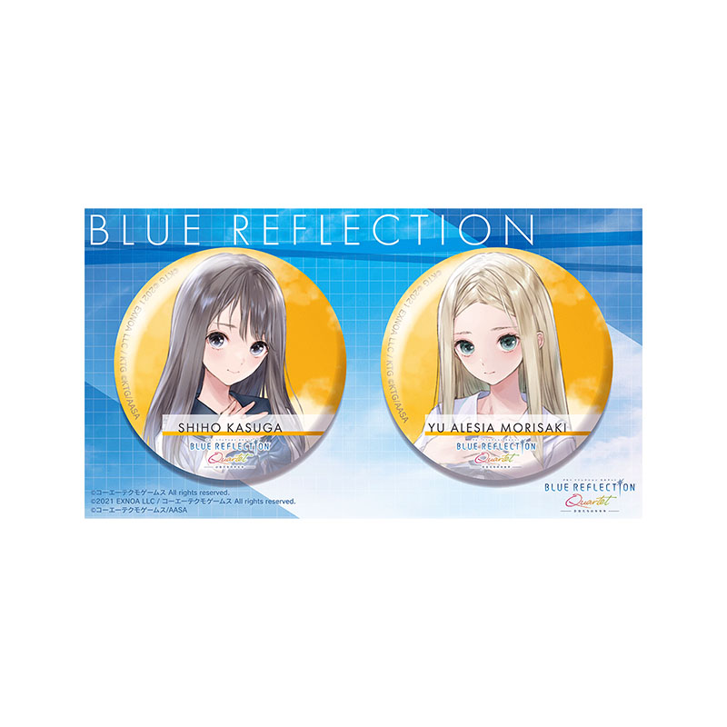 BLUE REFLECTIONシリーズ オンラインくじ2026 缶バッジ2個セット 詩帆＆アレシア