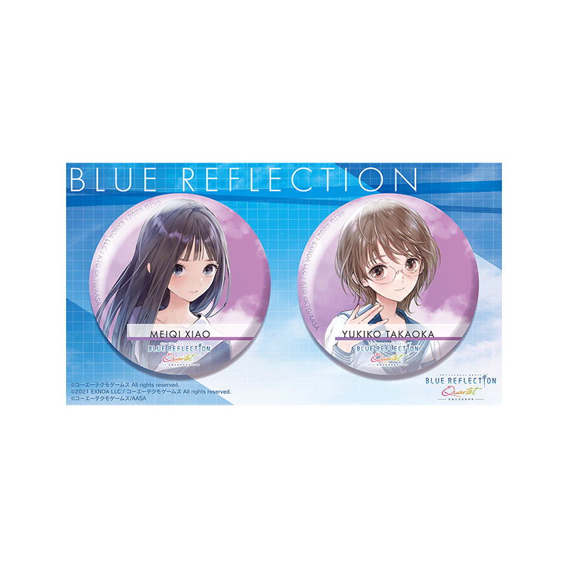BLUE REFLECTIONシリーズ オンラインくじ2026 缶バッジ2個セット 美岐＆由紀子