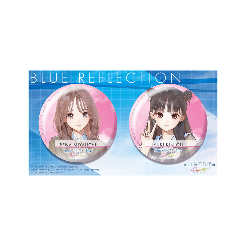 BLUE REFLECTIONシリーズ オンラインくじ2026 缶バッジ2個セット 伶那＆勇希