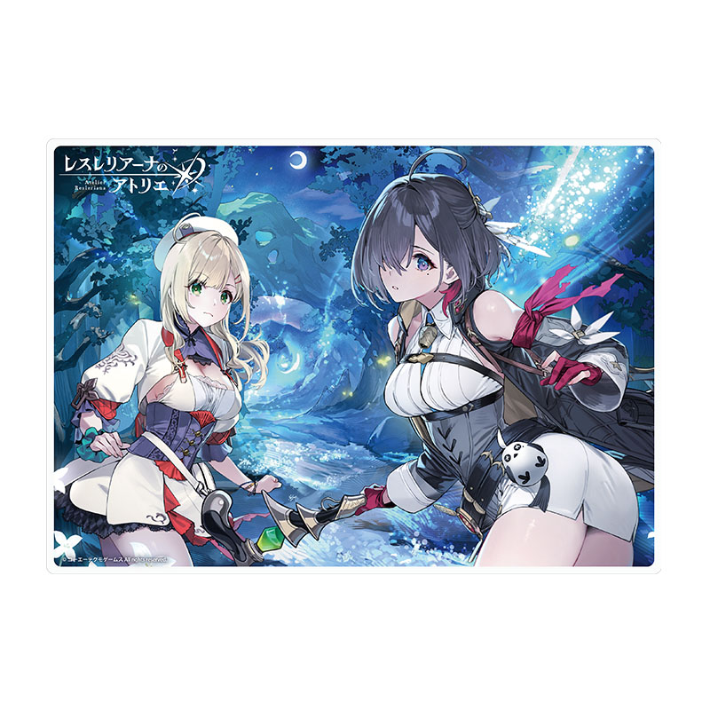 レスレリアーナのアトリエ 2周年記念くじ アクリルプレート ユミアのアトリエコラボ