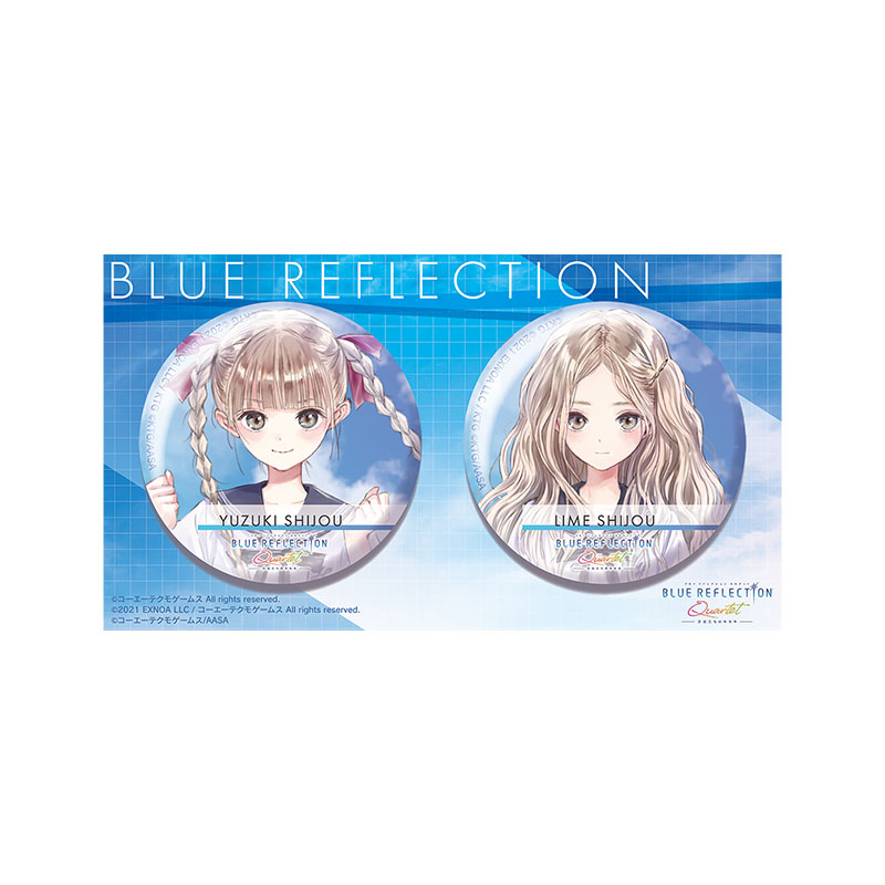 BLUE REFLECTIONシリーズ オンラインくじ2026 缶バッジ2個セット 夕月＆来夢