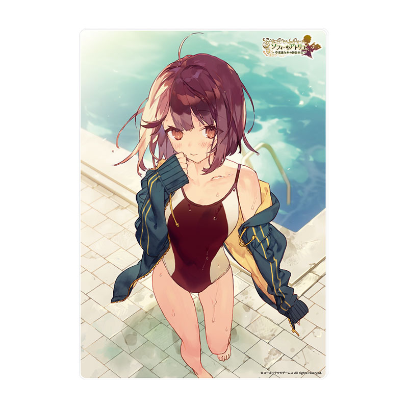 ソフィーのアトリエ B5アクリルプレート 魅惑のプールサイド