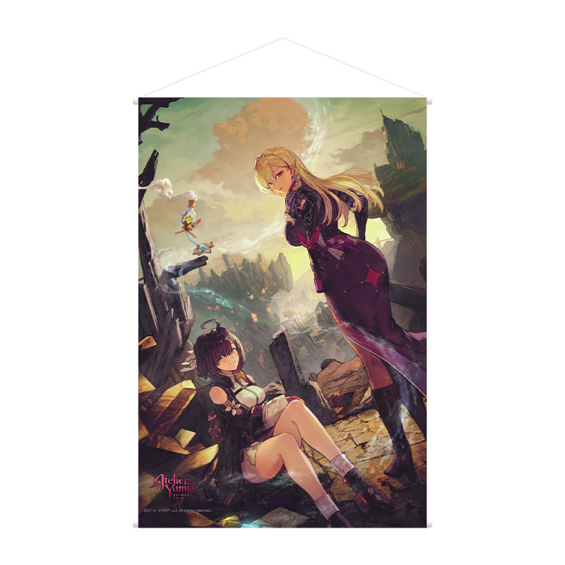 ユミアのアトリエ B2ダブルスエードタペストリー メインビジュアル ユミア＆ニーナ