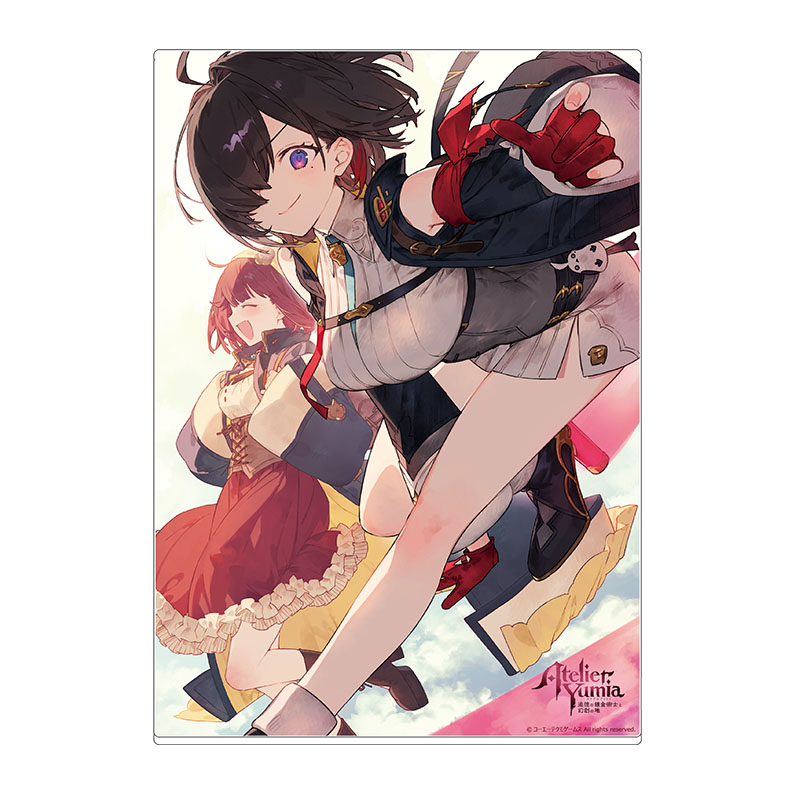 ユミアのアトリエ B5アクリルプレート 発売お祝いイラスト ソフィー＆ユミア