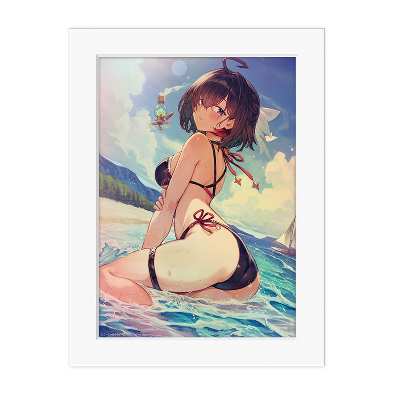 ユミアのアトリエ ホログラムビジュアルアート 波打ち際のひととき