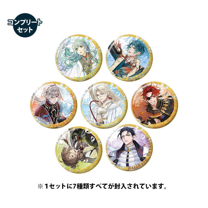 遙かなる時空の中で 龍宮の神子 トレーディングホログラム缶バッジ【全7種】 コンプリートセット