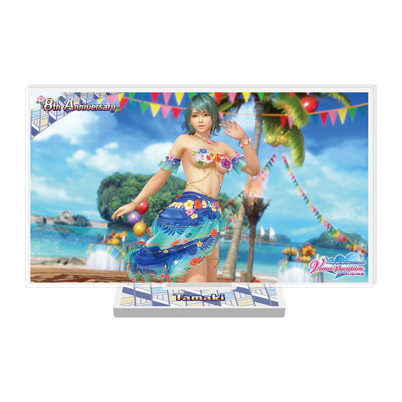 DEAD OR ALIVE Xtreme Venus Vacation ８周年記念 ミニアクリルスタンドプレート たまき
