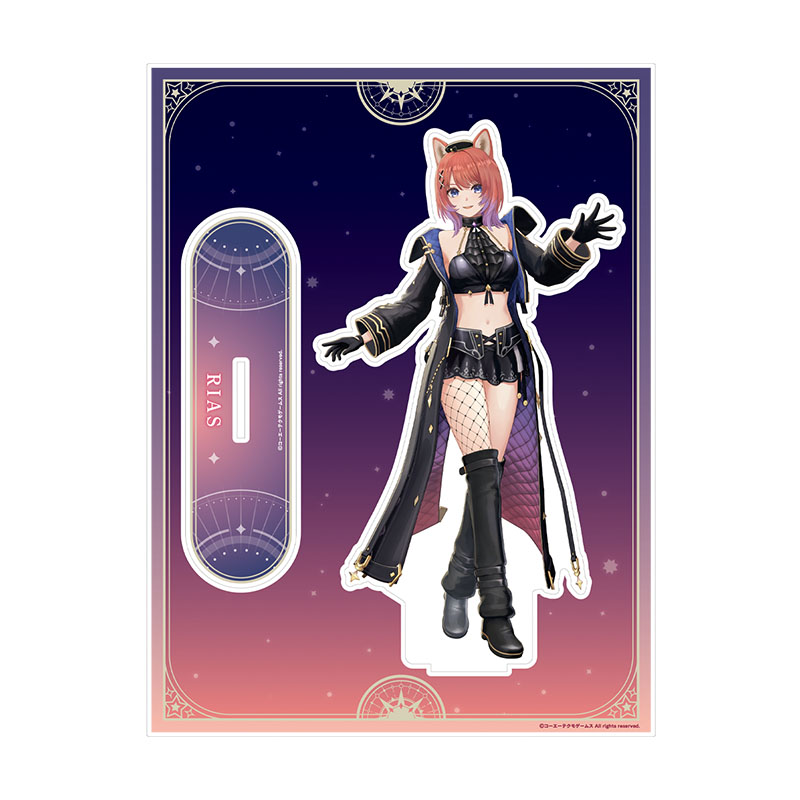 紅の錬金術士と白の守護者 ビッグアクリルフィギュア リアス(ミッドナイトコスチューム)